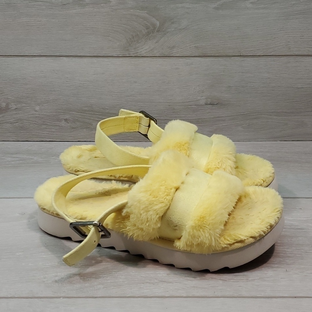 Koolaburra by UGG Women Outdoor Fur Sandals Platform shoes sz 7